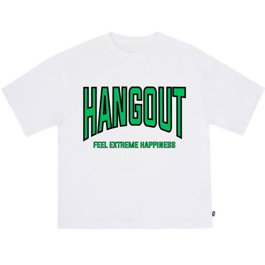 X SamHong Hangout Wide T-Shirt (White)
