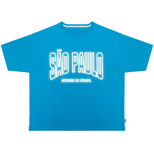 X SamHong SaoPaulo Wide T-Shirt (Blue-Green)