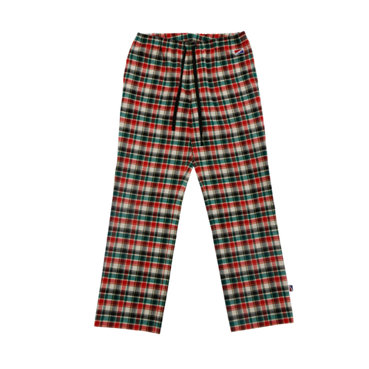 Check Pattern Pants (Red/Green)
