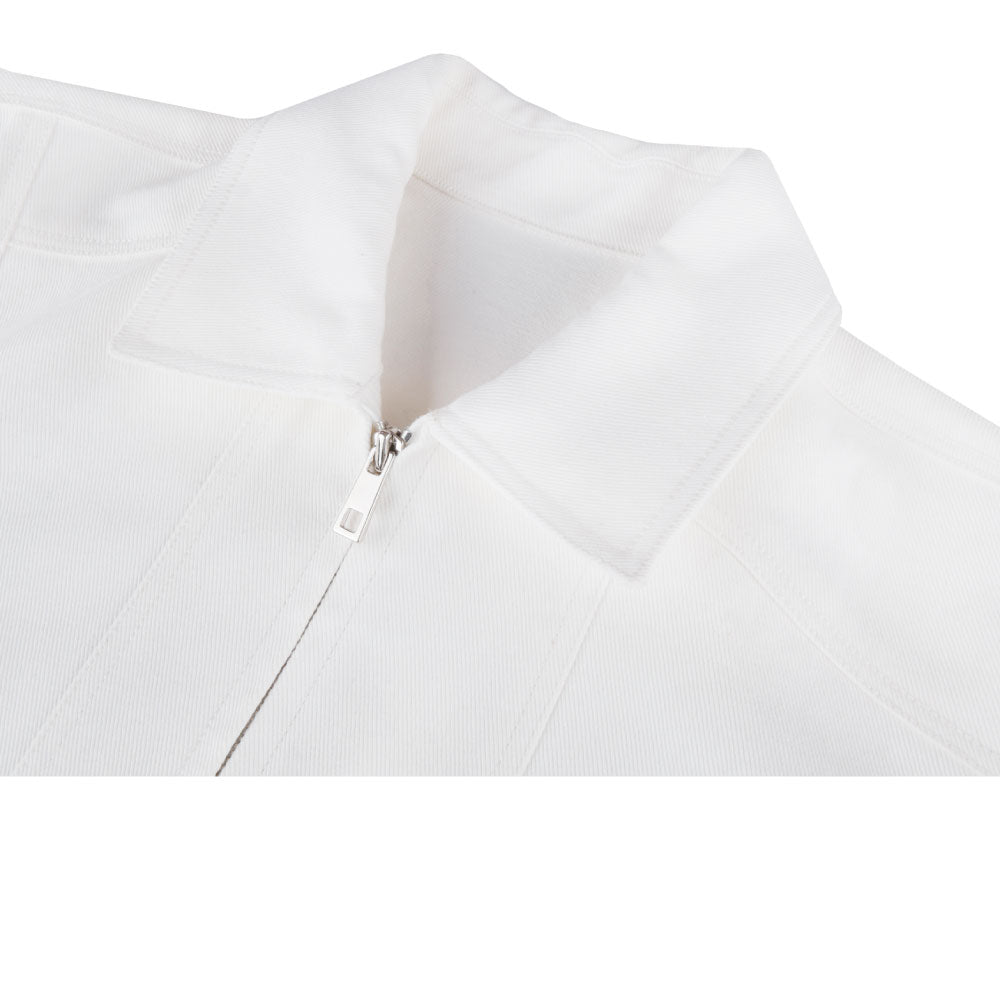 X Joonsik Asymmetrical Jacket (White)