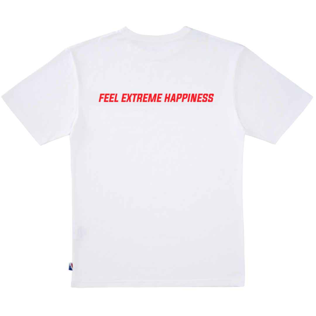 Bbalgang Feel Extreme Happiness T-Shirt (White)