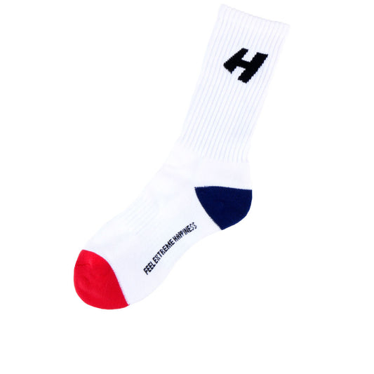 H Lettering Socks (White)
