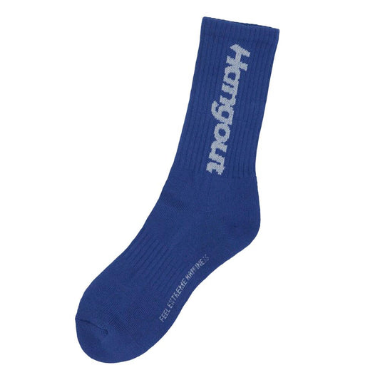 Vertical Logo Socks (Blue)