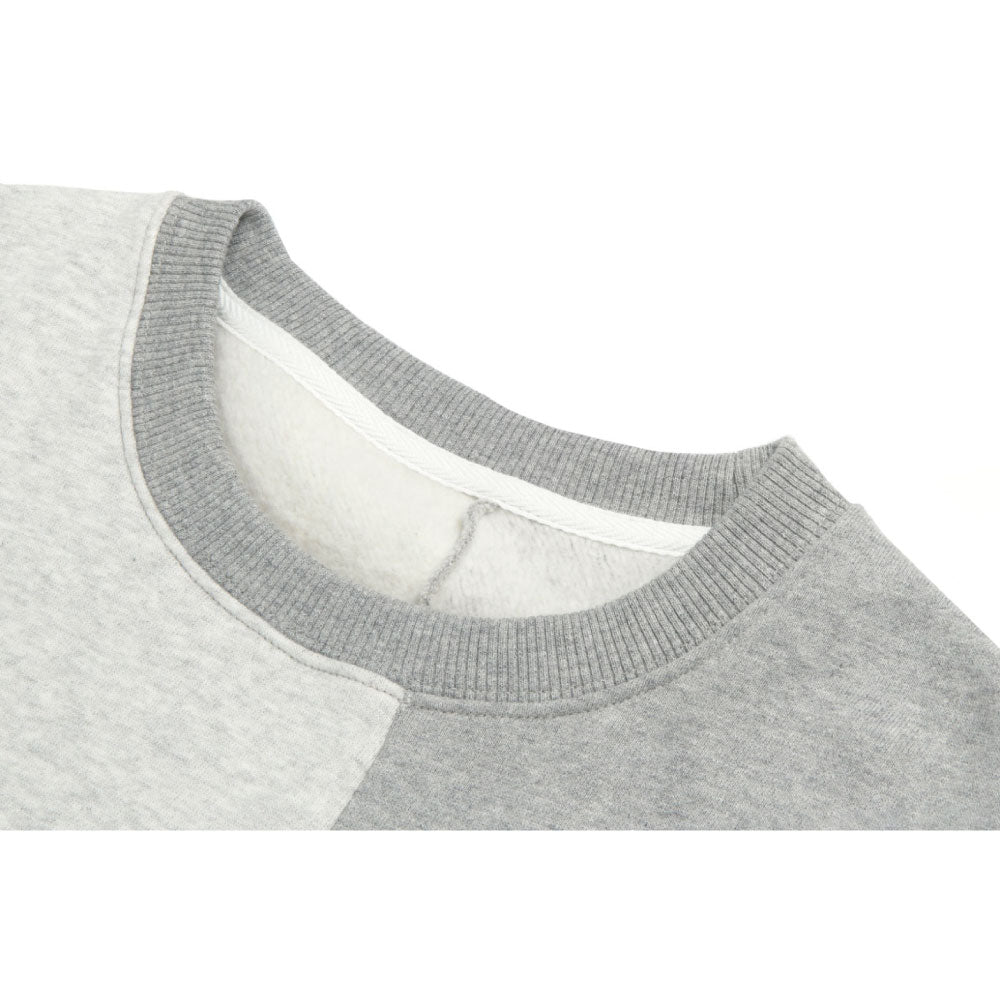 Divided Grey & Grey Reflective Vertical Logo Sweatshirt (Grey)
